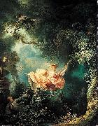 Jean Honore Fragonard The Happy Accidents of the Swing oil painting